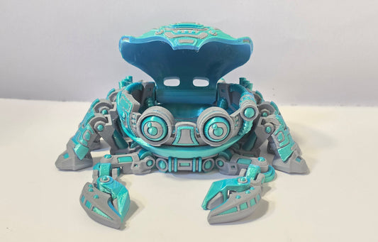 Blue green gray Cyber crab