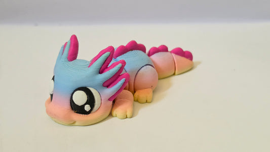 Rainbow axolotl