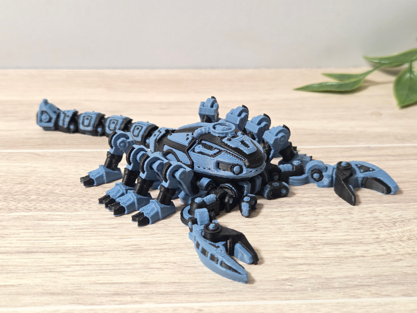 Blue Cyber Scorpion