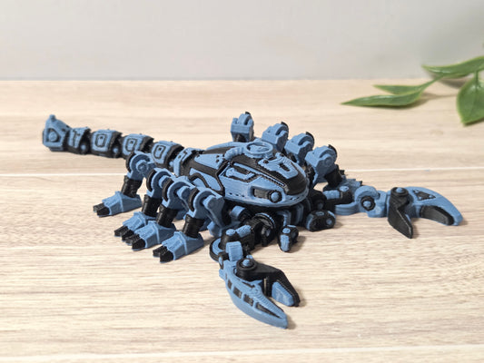 Blue Cyber Scorpion