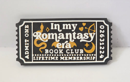 Romantasy Book Ticket