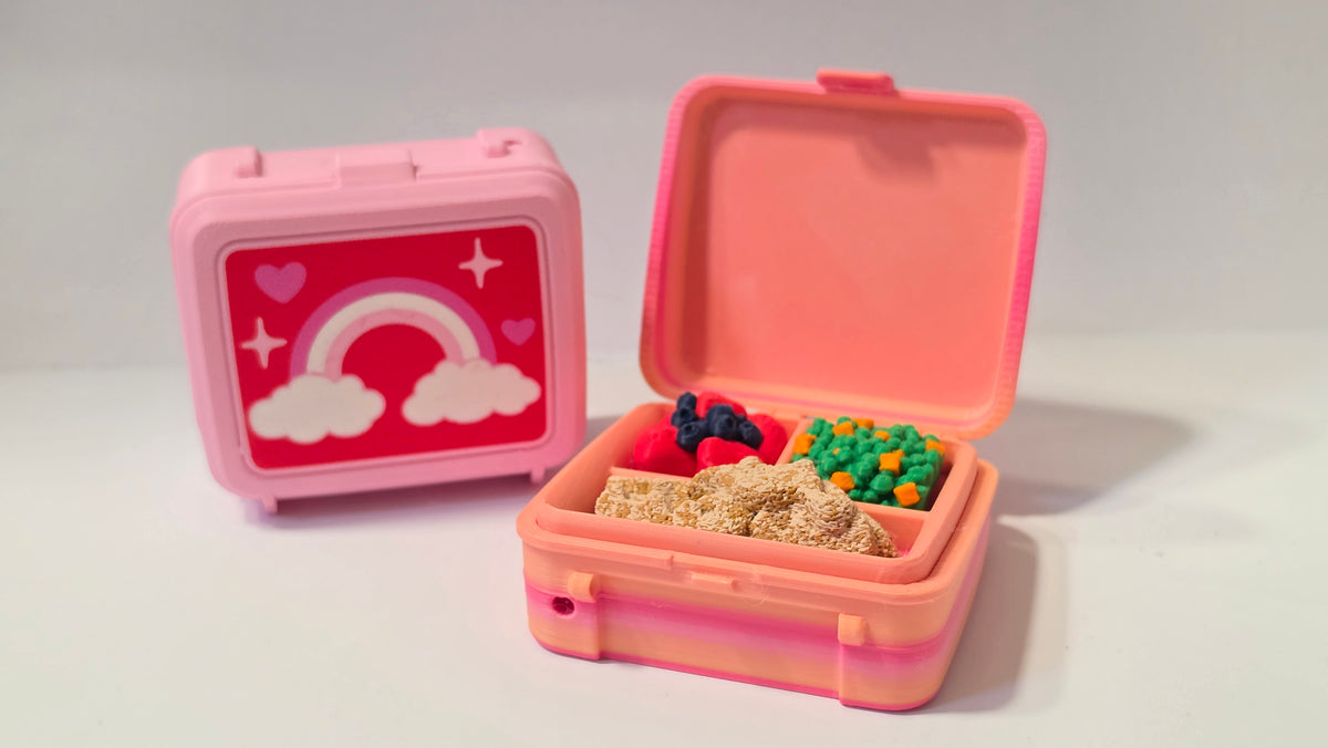 Mystery rainbow lunch box clicker