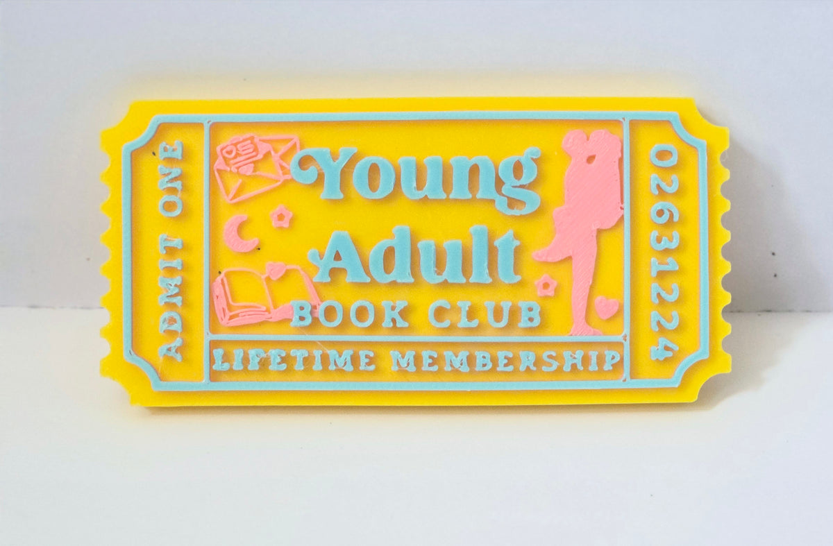 Young adult book ticket