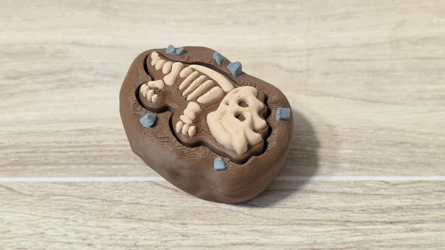 Triceratops fossil clicker