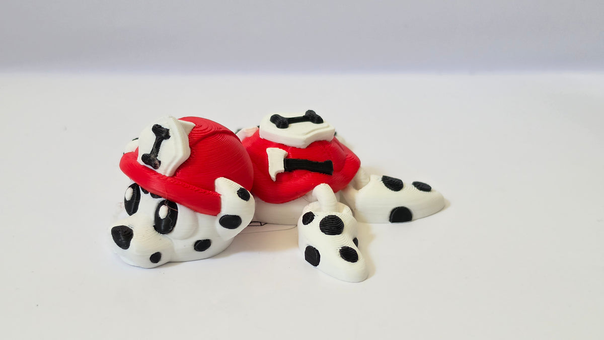 Red fire dog turtle