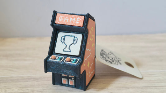 Pink retro game clicker