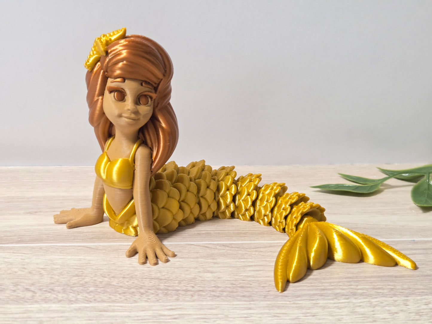 Gold mermaid