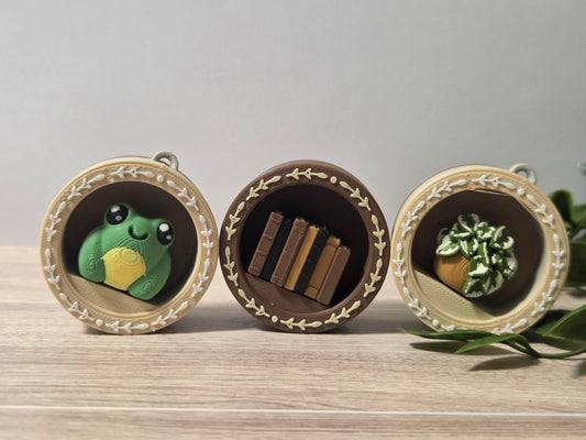 Mystery circle shelf clicker