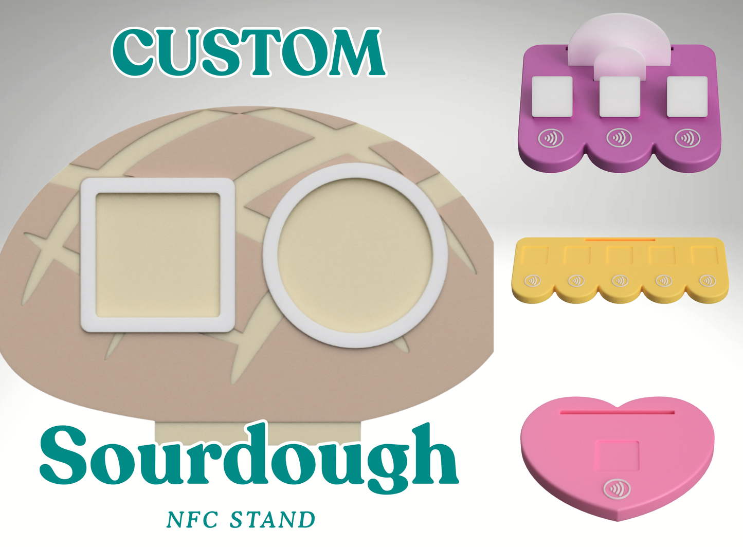 Custom Sourdough NFC Business Sign