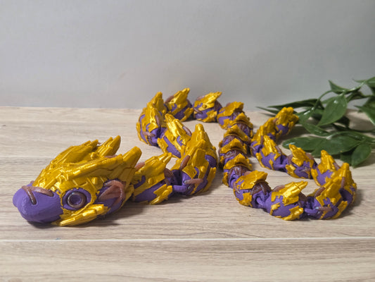 Purple Cyber Snake