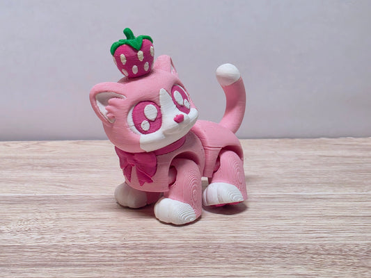Strawberry cat