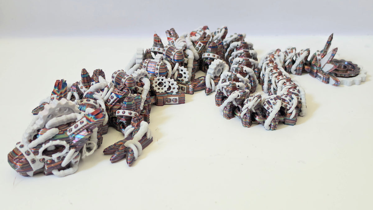 Dark mechanical dragon