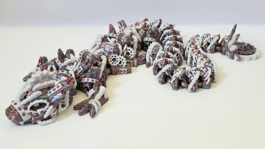 Dark mechanical dragon