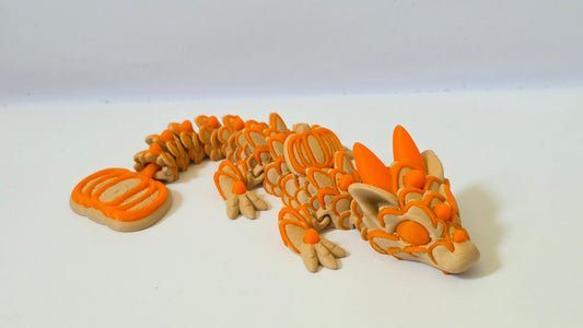 Pumpkin cookie dragon