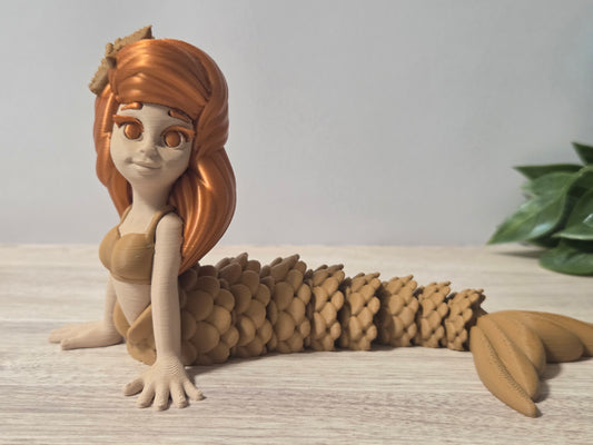 Copper mermaid