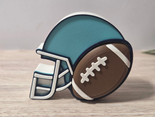Football helmet clicker