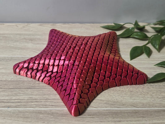 Mesh red orange starfish