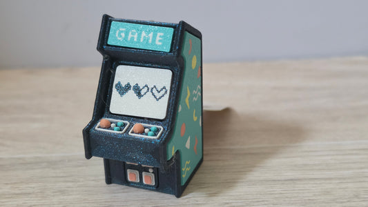 Blue retro game clicker