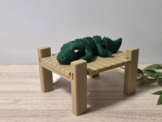 Gator and dock