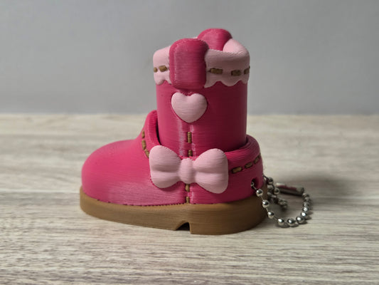 Pink boot clicker