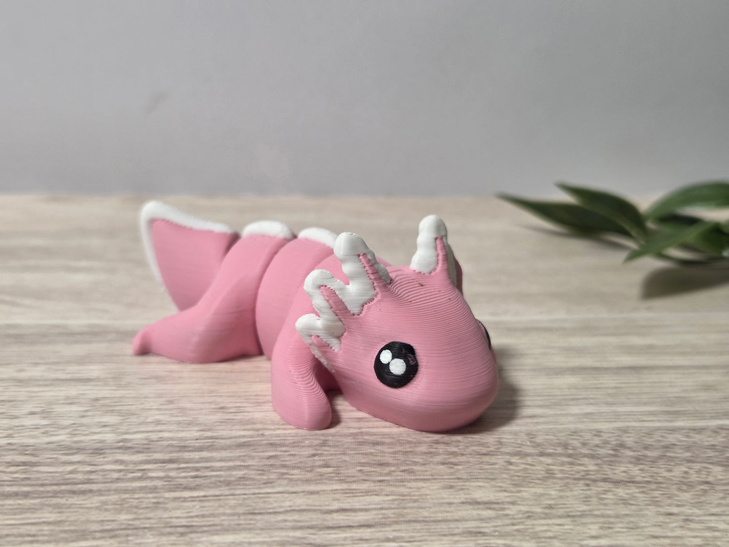 Pink small axolotl