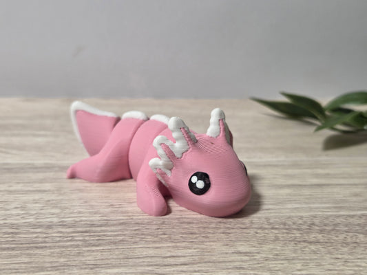 Pink small axolotl