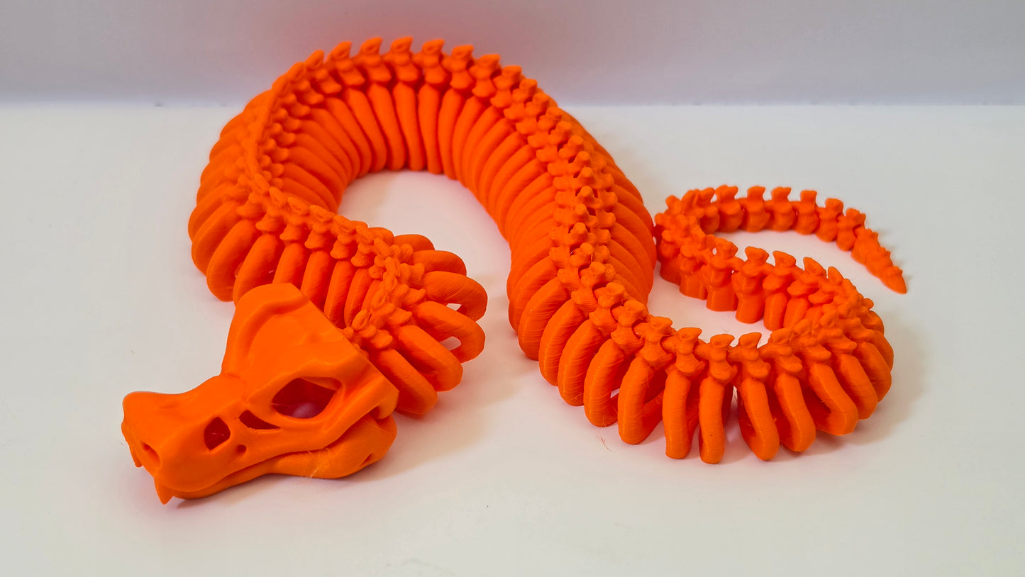 Orange Snake Skelly