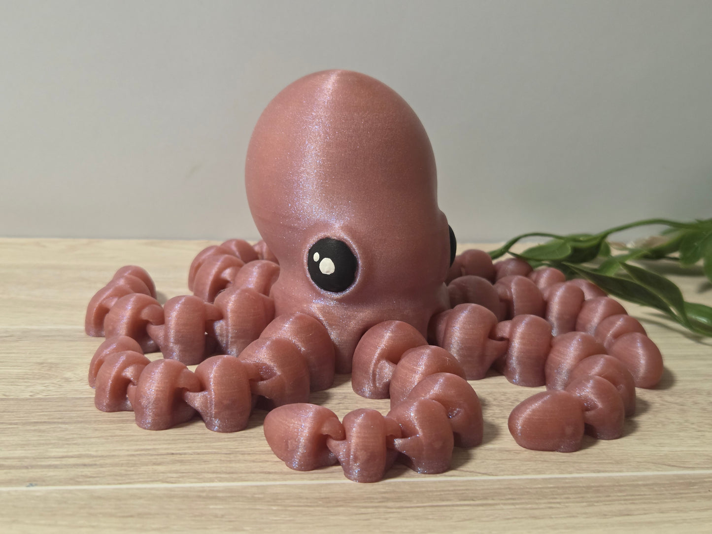 Pink glitter Octopus
