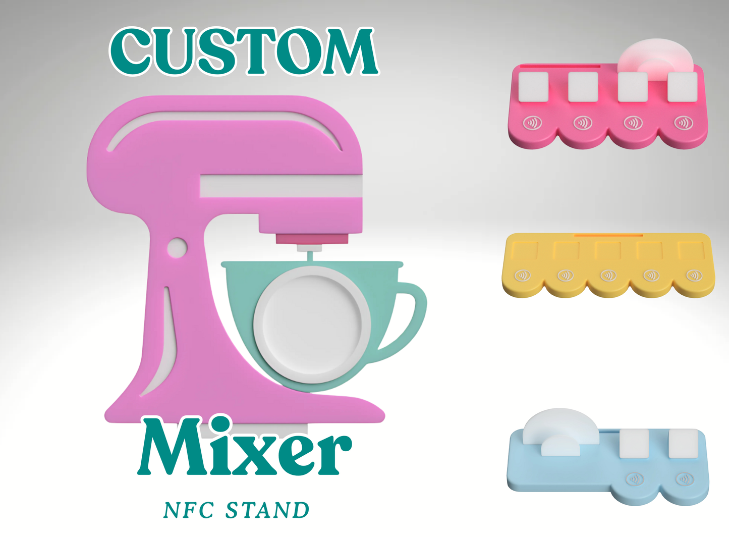 Custom Mixer NFC Business Sign