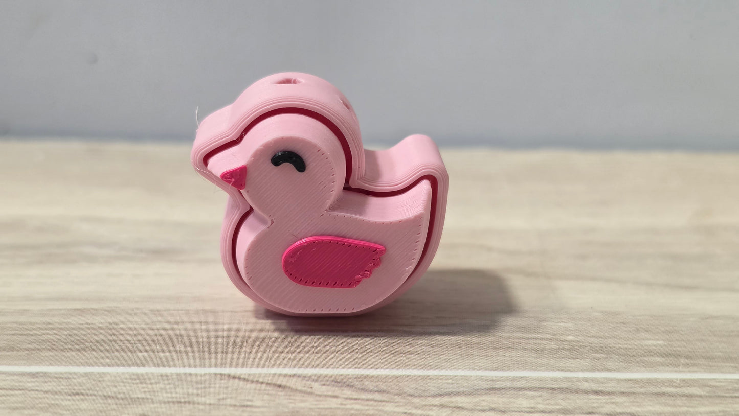 Pink duck clicker