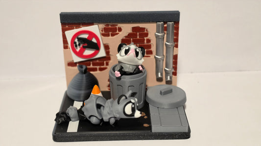 Racoon and Opossum Play Set