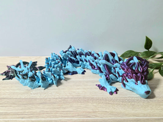Blue Purple solar dragon