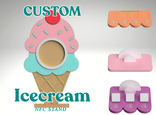 Custom Ice-cream NFC Business Sign