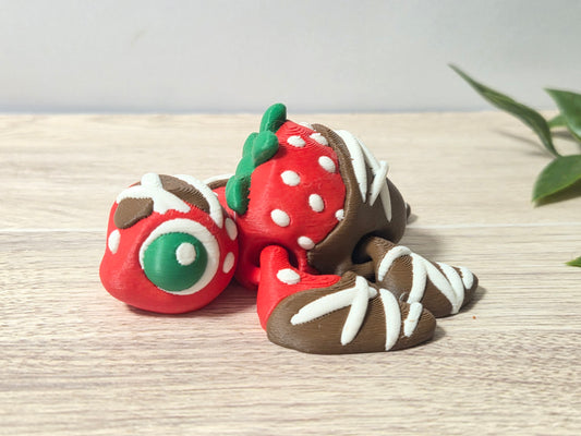 Chocolate covered strawberry turtle