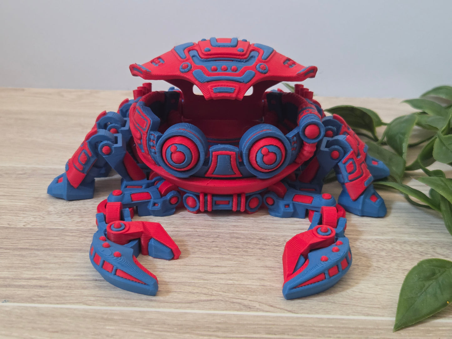 Red and blue Cyber crab
