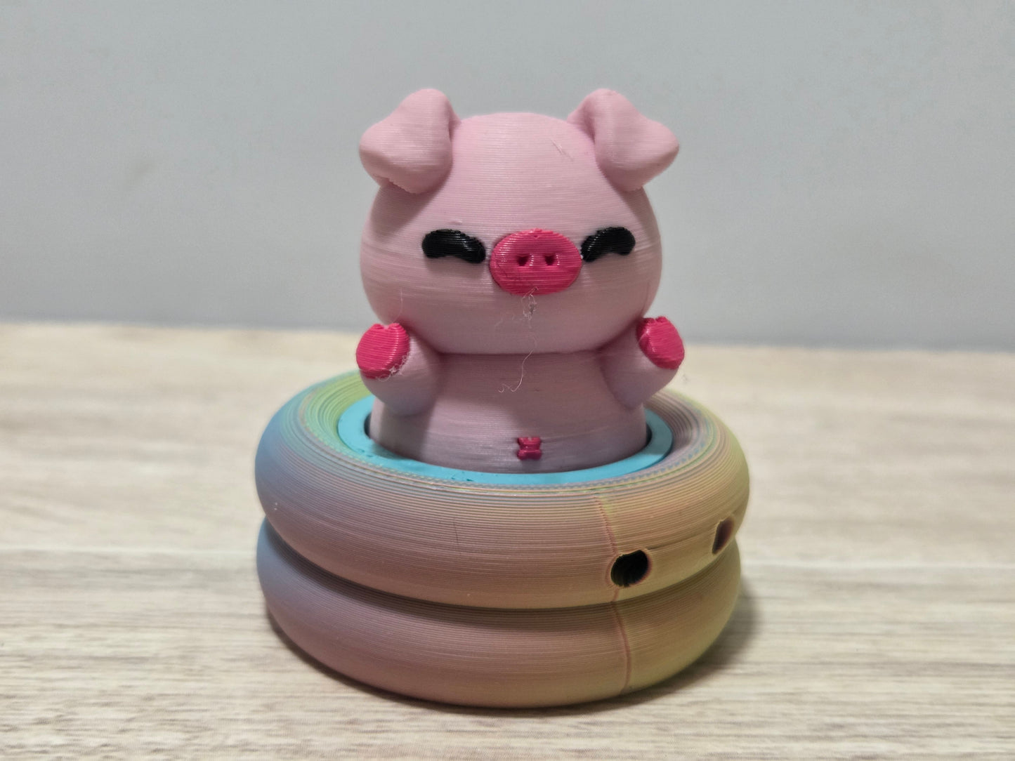 Pig pool clicker