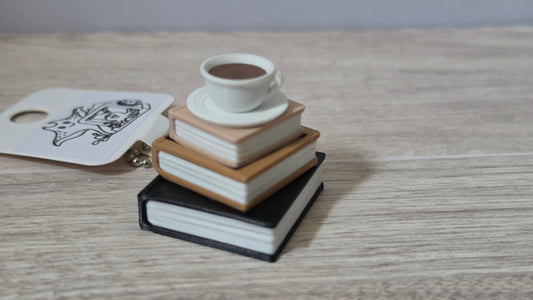 Tea book stack clicker