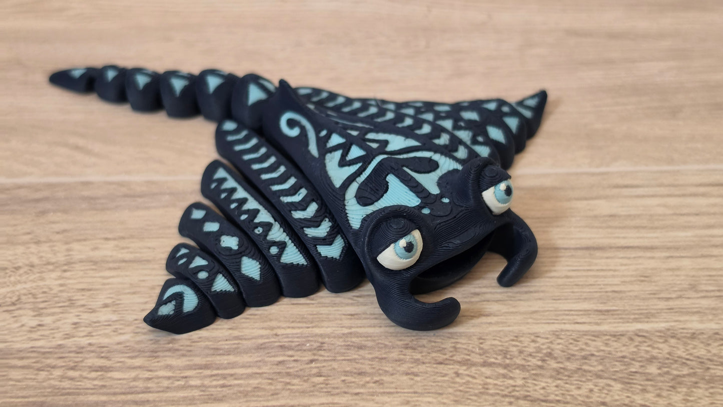 Blue Tribal stingray