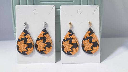 Leaf earrings