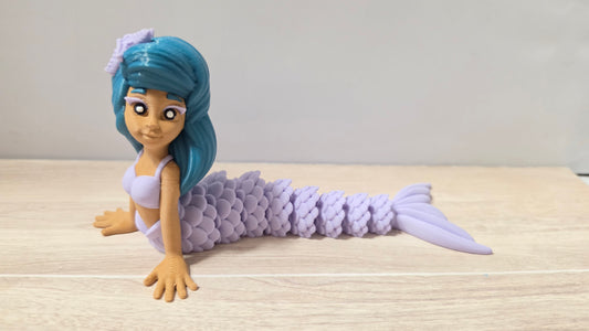 Purple mermaid
