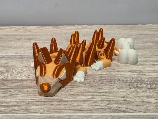 Orange dog dragon