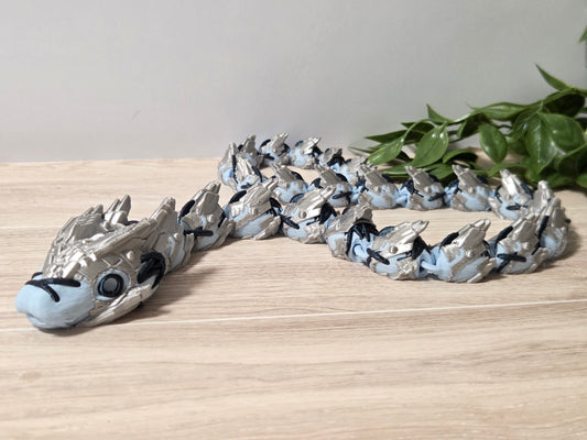 Blue Cyber Snake