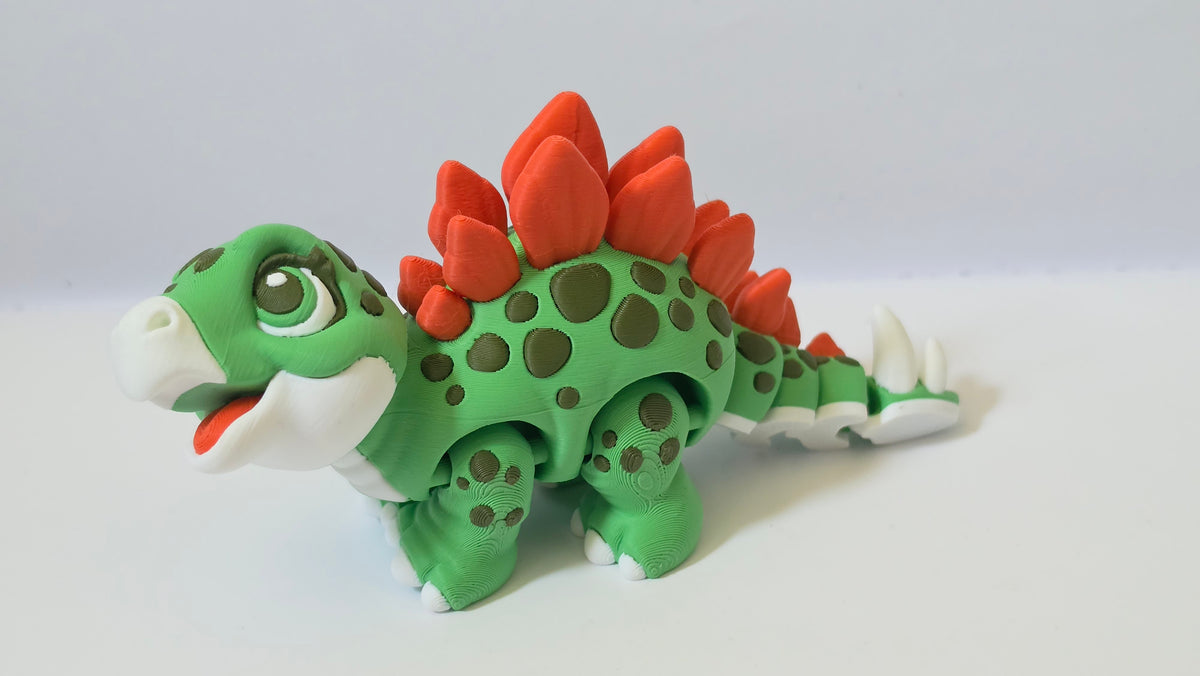 Green stegosaurus