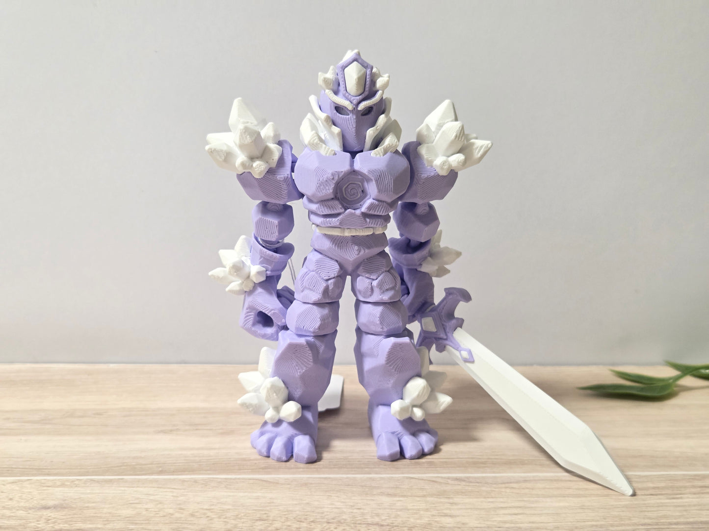 Purple + White Crystal Warrior