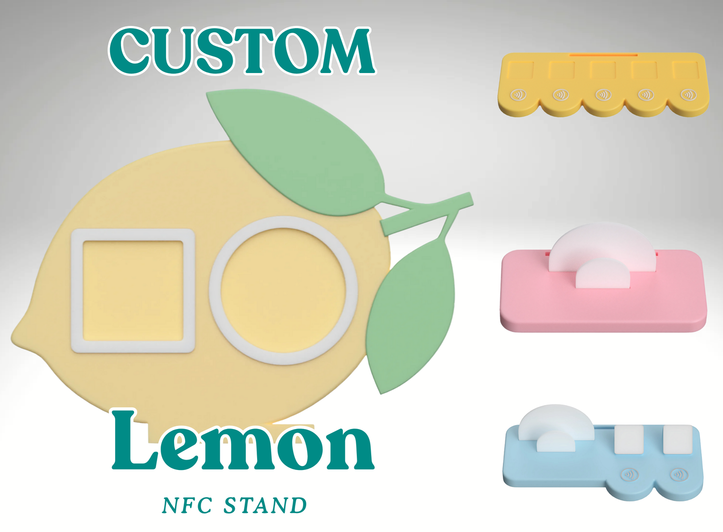 Custom Lemon NFC Business Sign
