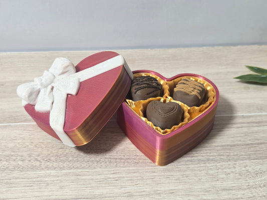 Shiny red orange Chocolate Box Clicker