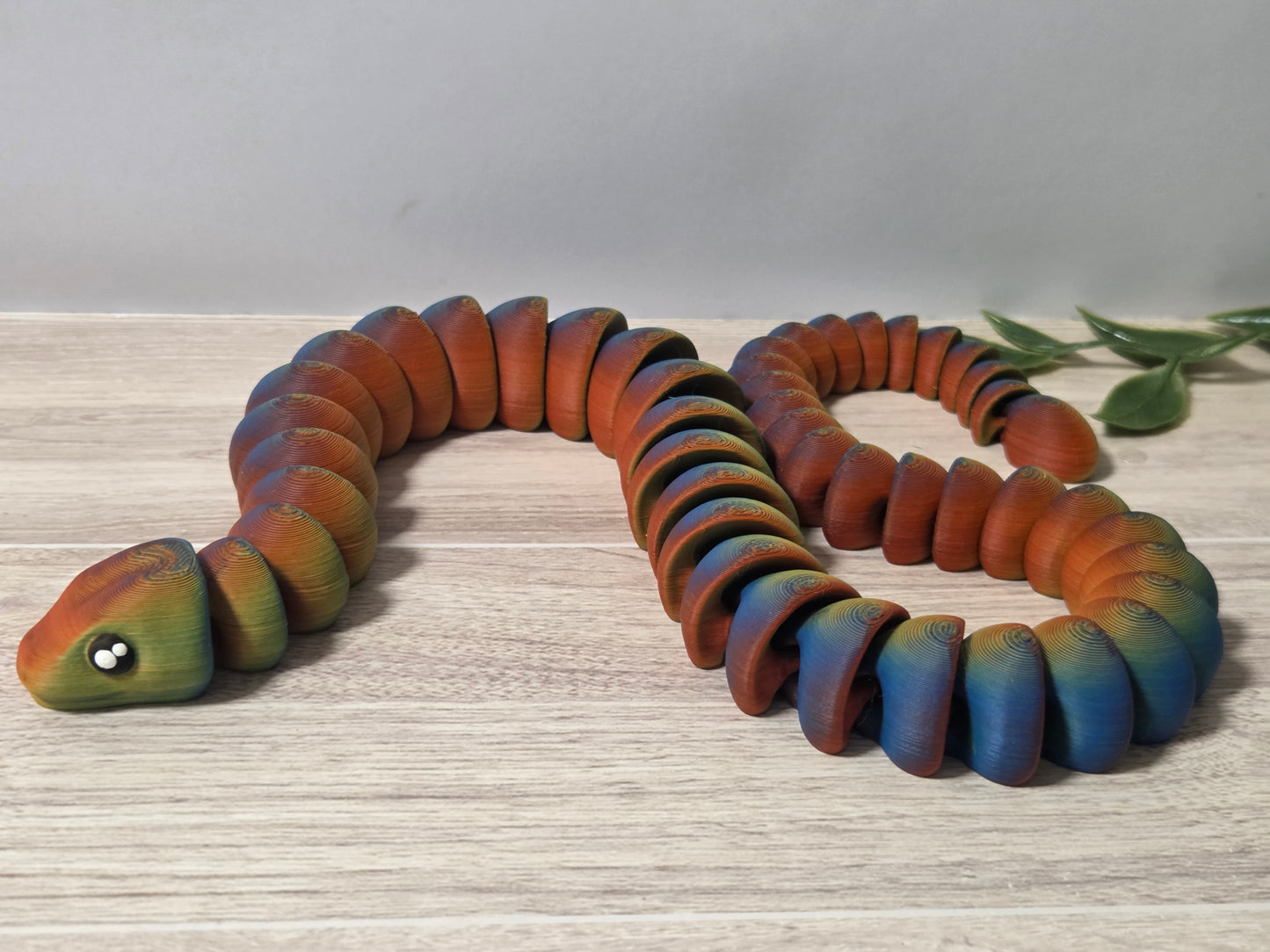 Neon tricolor snake