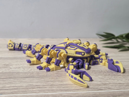 Purple yellow scorpion