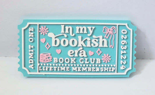 Bookish book ticket