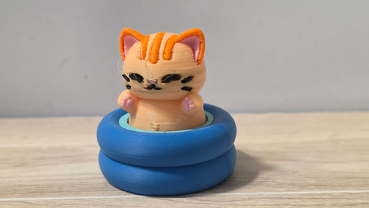 Cat pool clicker
